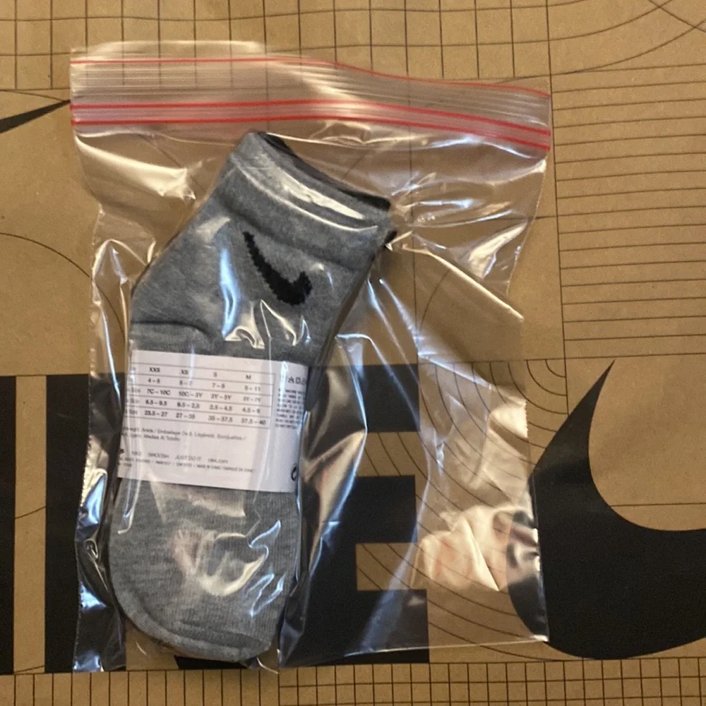 nike ankle socks 3 pairs youth kids XS